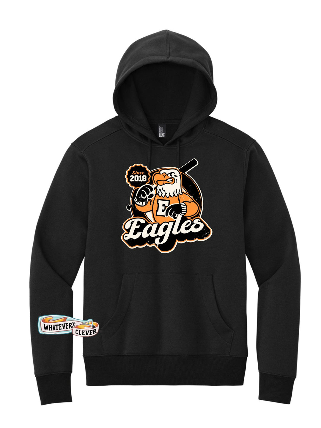 Eagles Vintage Baseball Hoodie