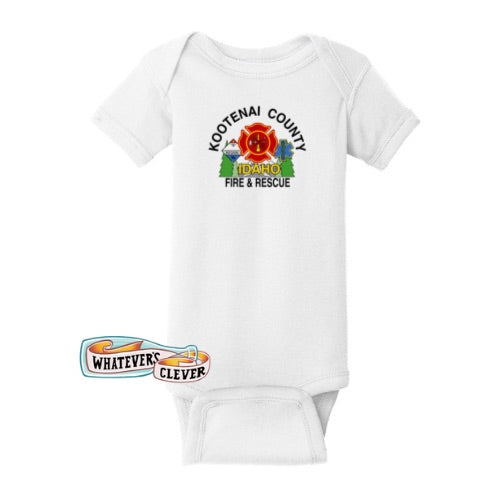 Kootenai County Fire Baby Onesie