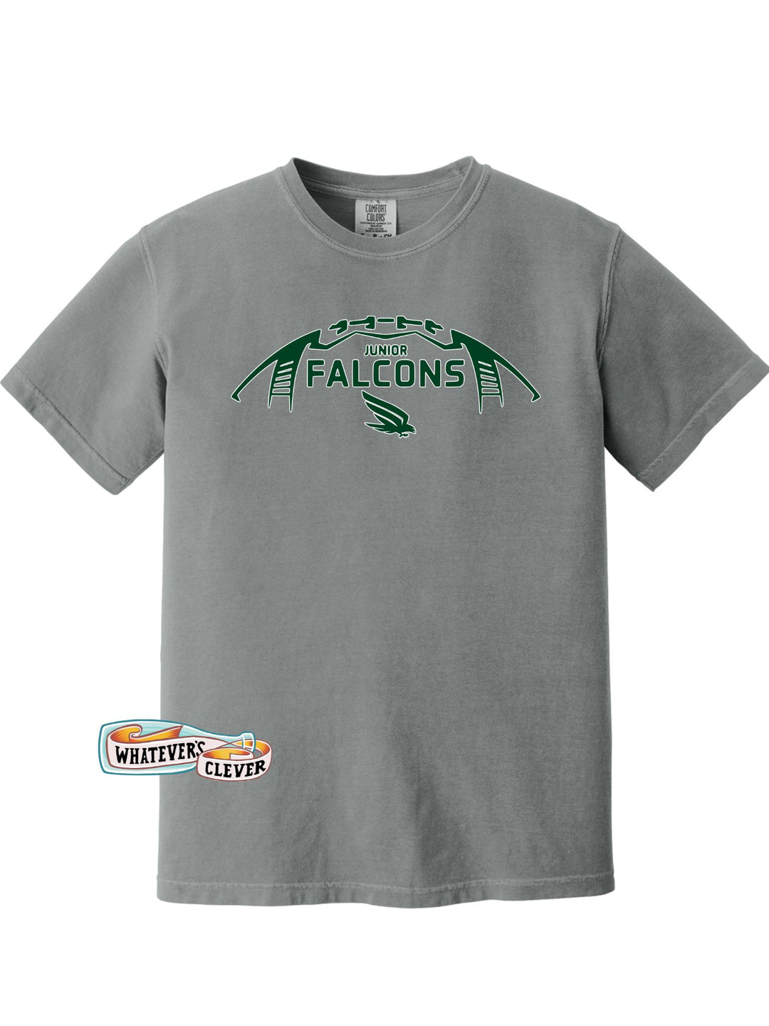 Junior Falcon Football Tee - Grey