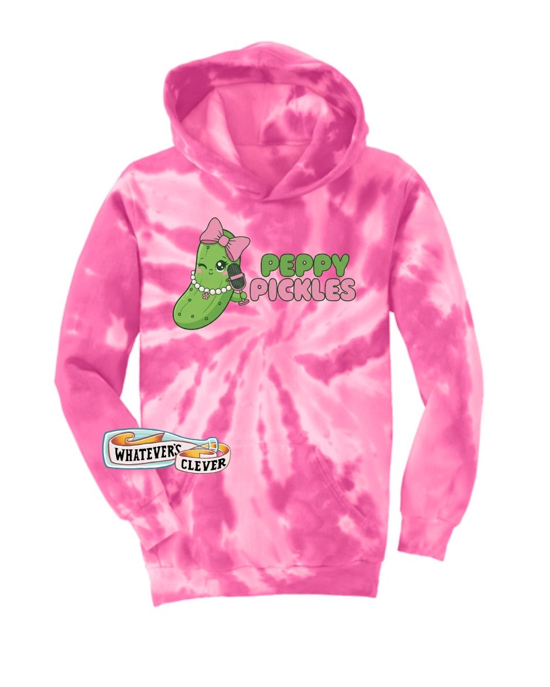 Peppy Pickles Tie Dye Hoodie