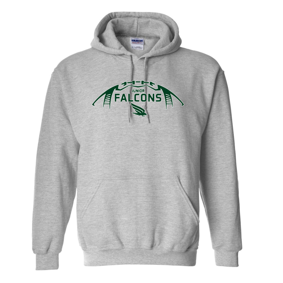 Junior Falcons Football Hoodie - Grey