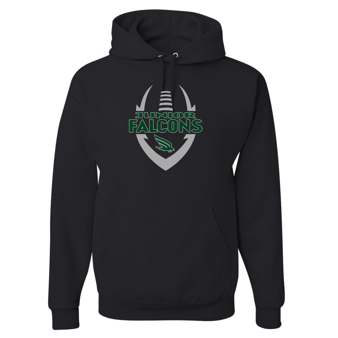 Junior Falcons Football Hoodie - Black