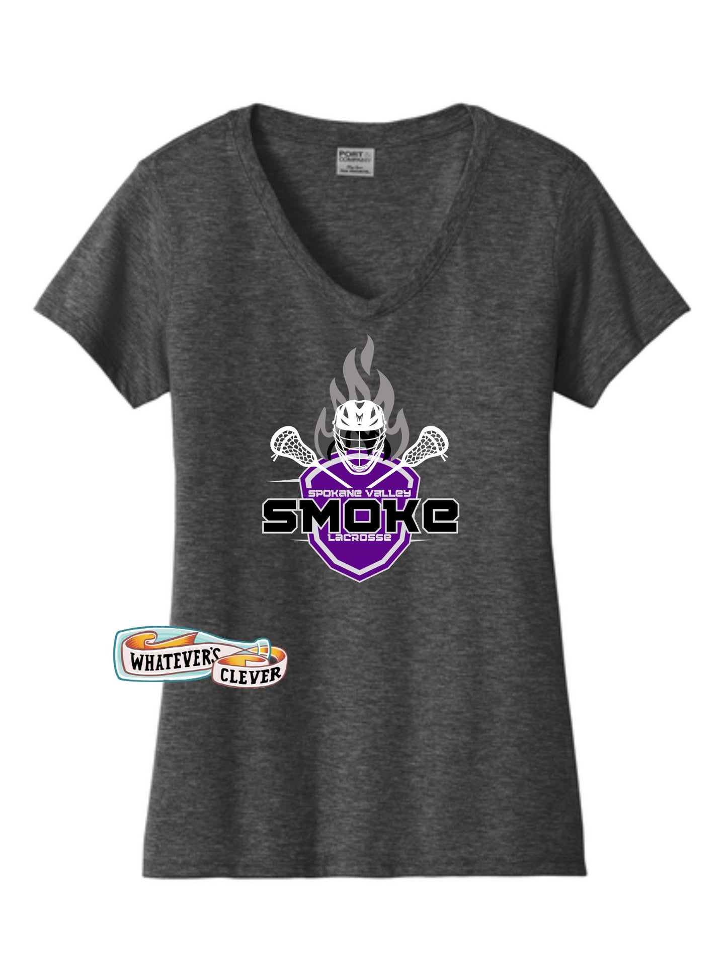SV Smoke Show Lacrosse V-Neck Tee