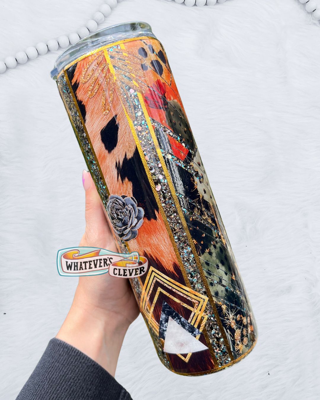 30oz Cactus Collage Tumbler