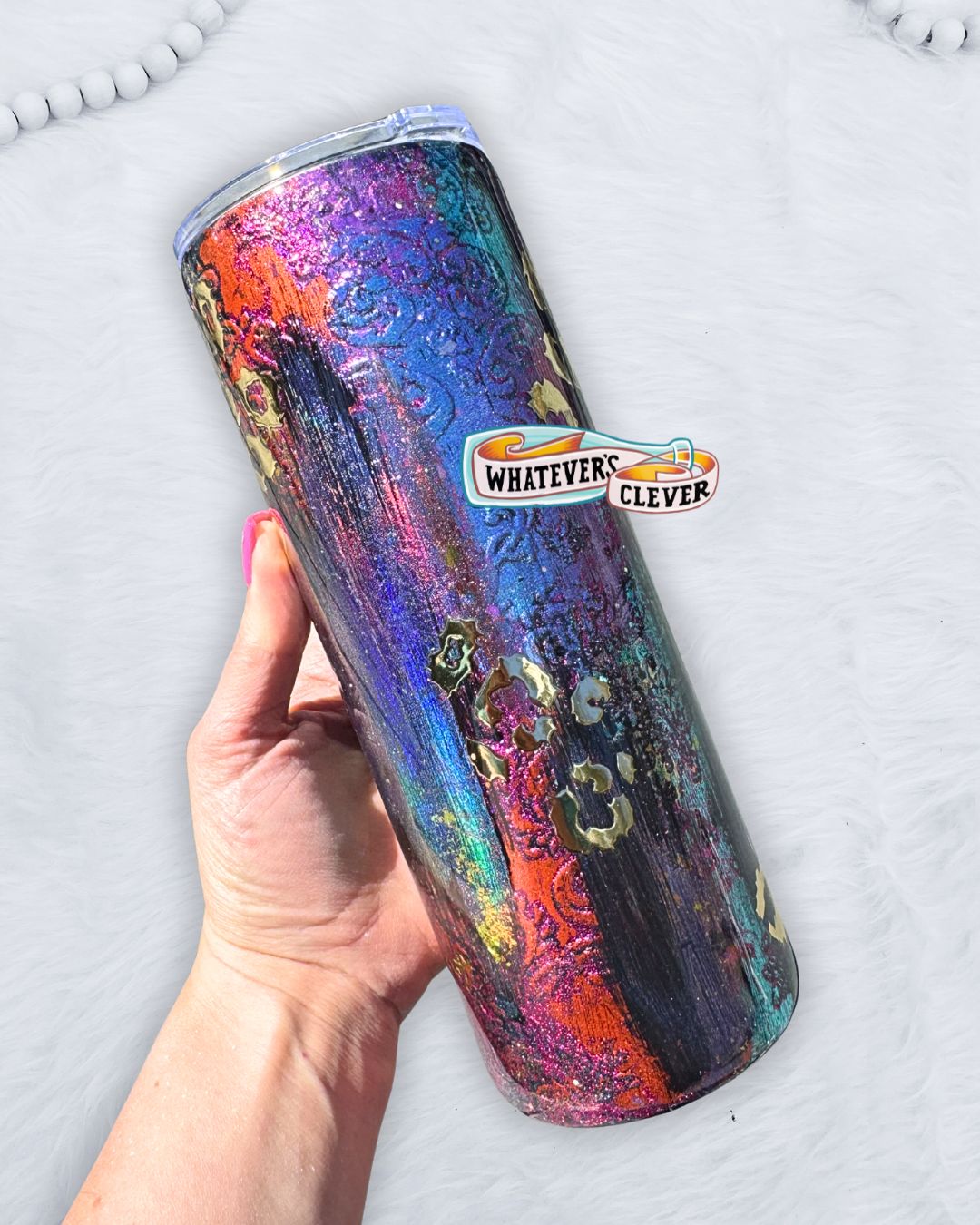 24oz Leopard Tumbler