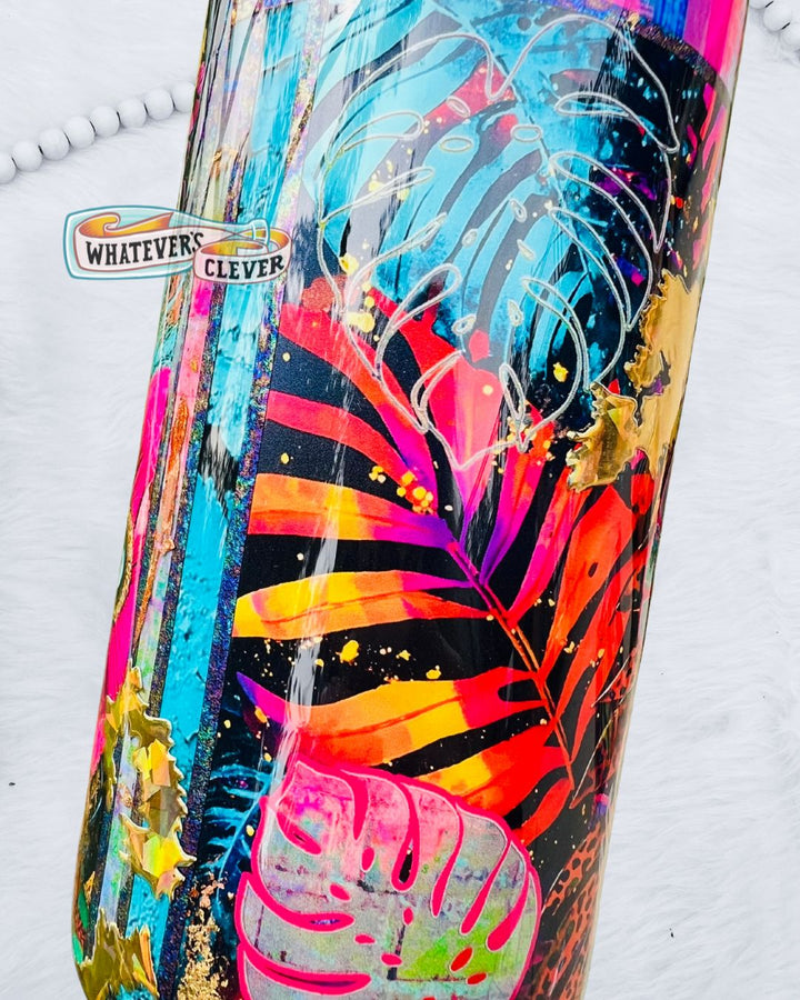 30oz Palm Collage Tumbler