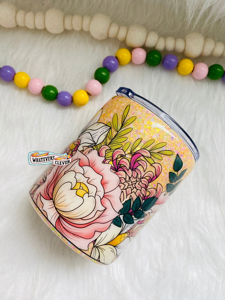 12oz Floral Tumbler