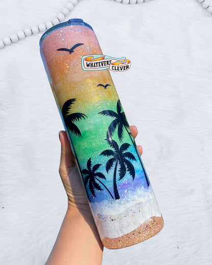 32oz Pastel Sandcastle Tumbler