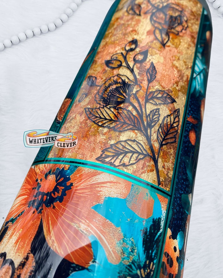 30oz Western Collage Tumbler