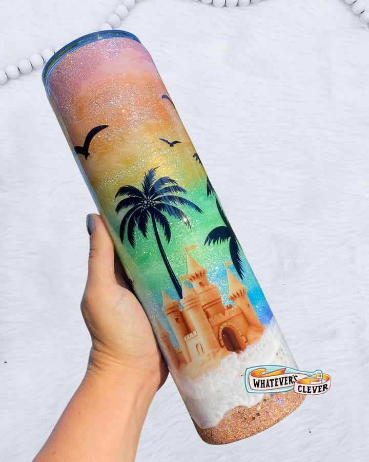 32oz Pastel Sandcastle Tumbler