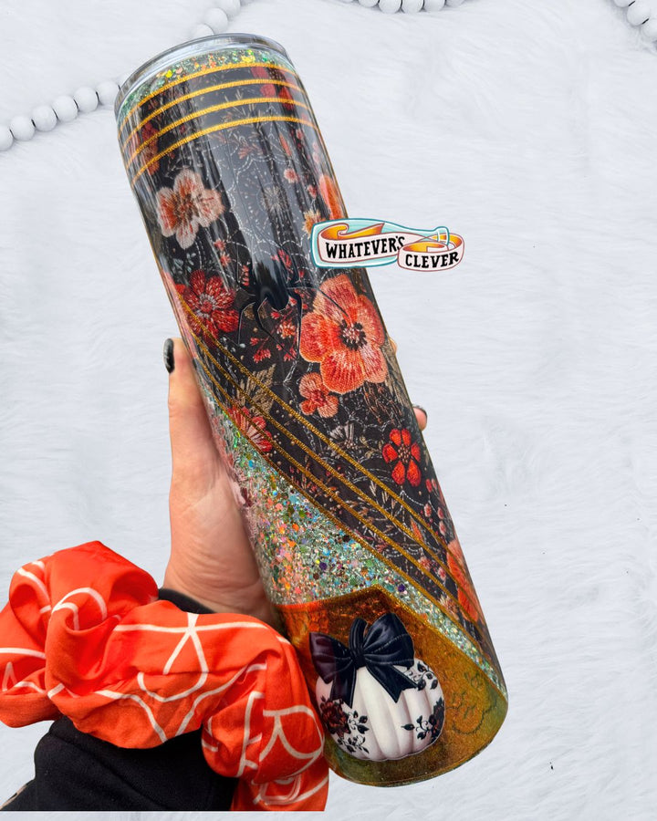 32oz Fancy Spooky Mixed Media Tumbler