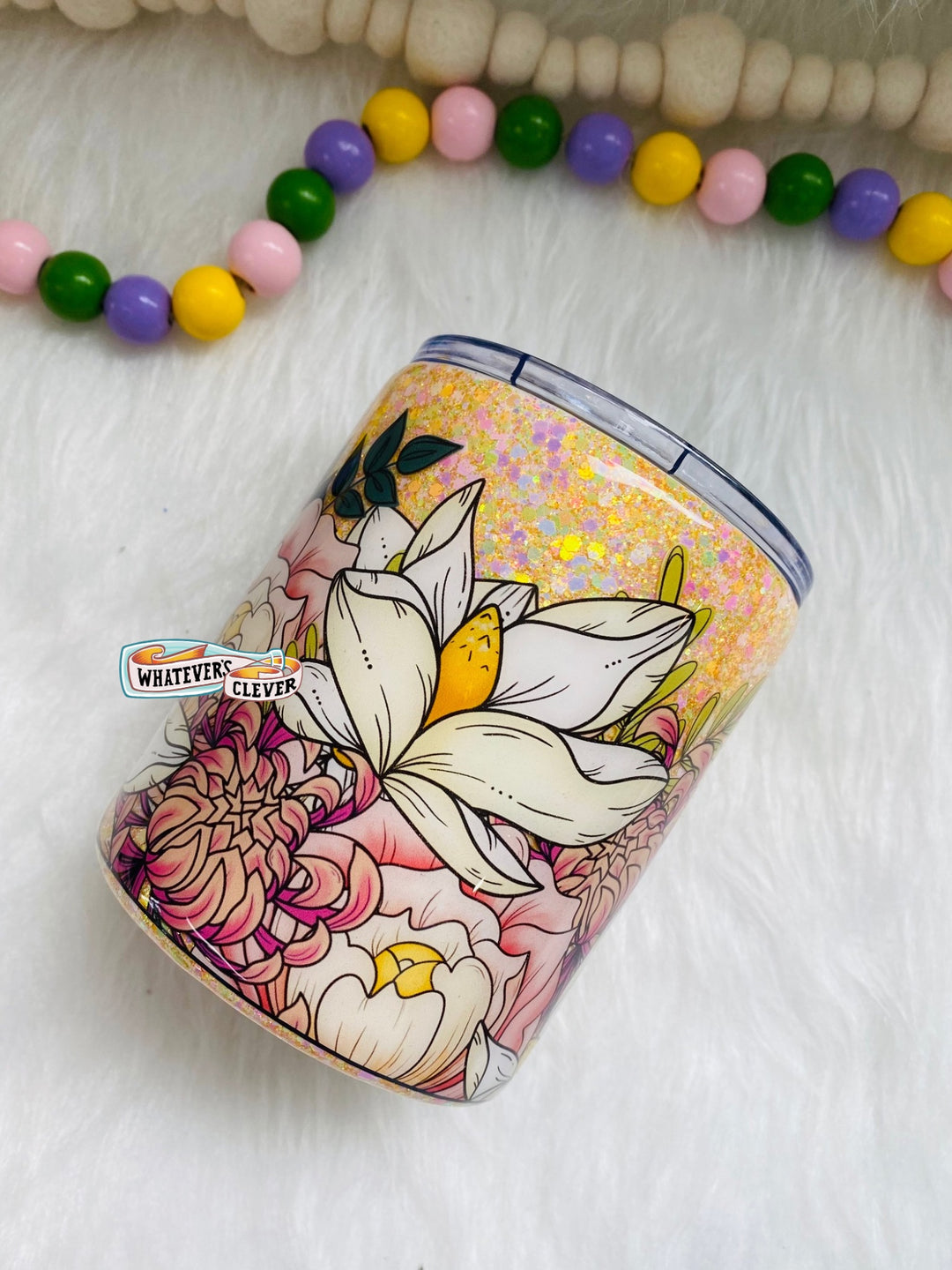 12oz Floral Tumbler