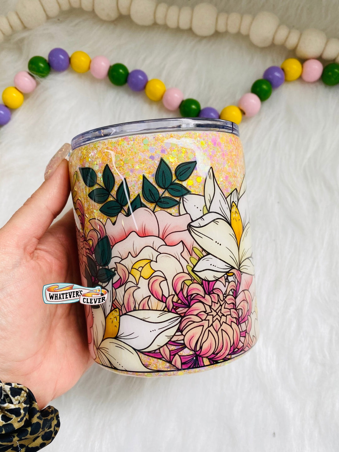 12oz Floral Tumbler