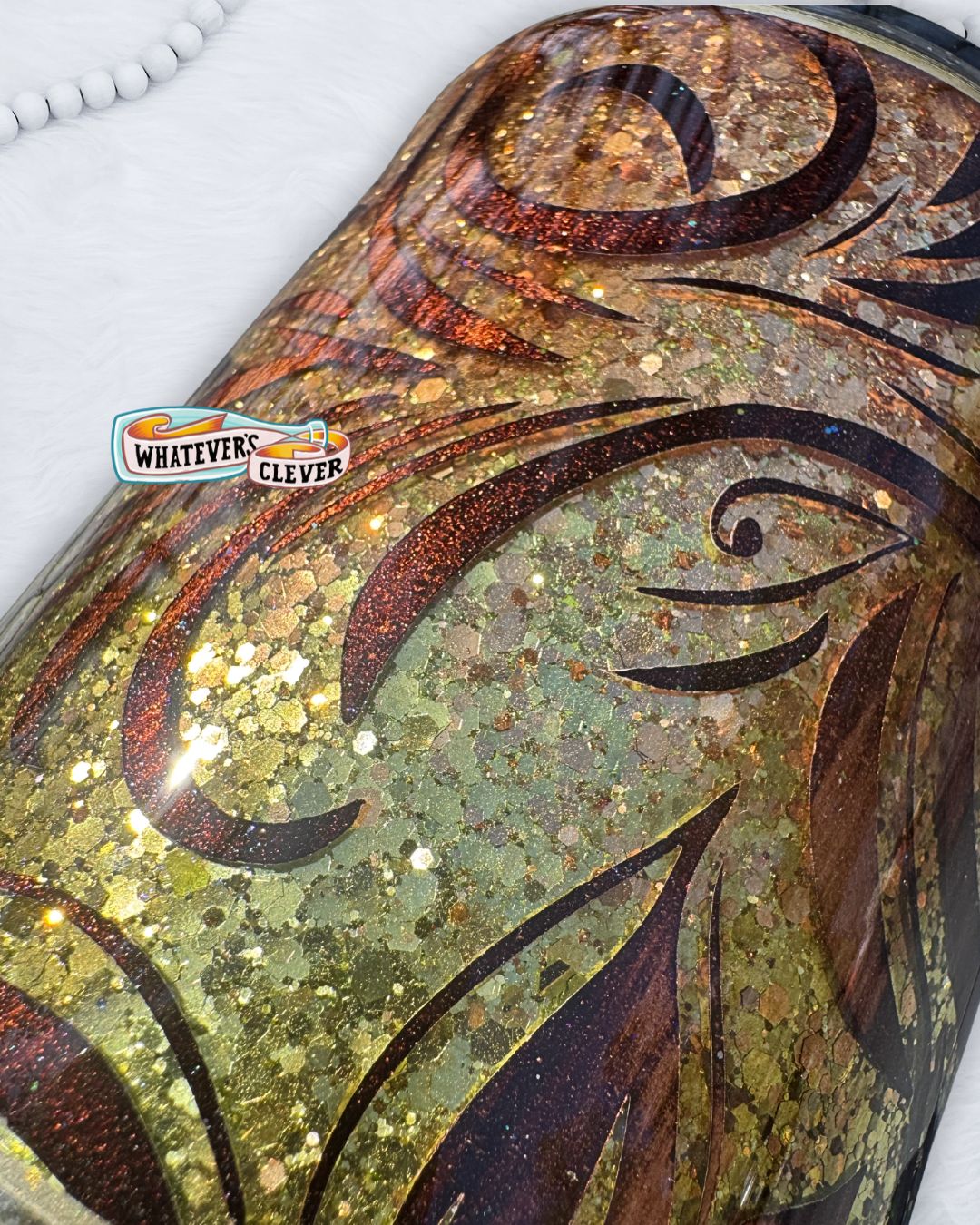 12oz Tooled Leather Tumbler