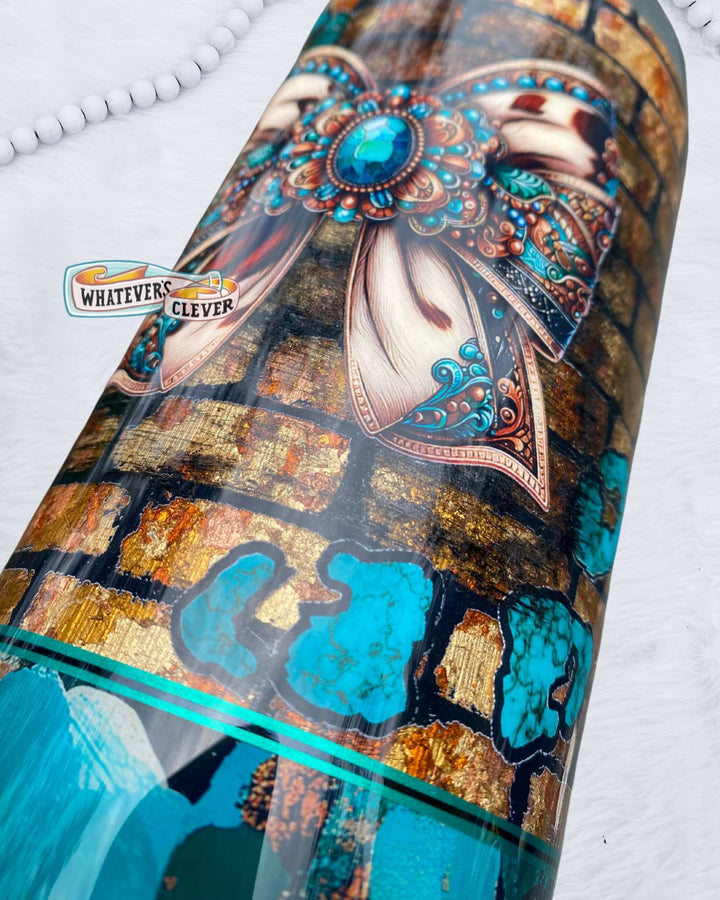 30oz Western Collage Tumbler