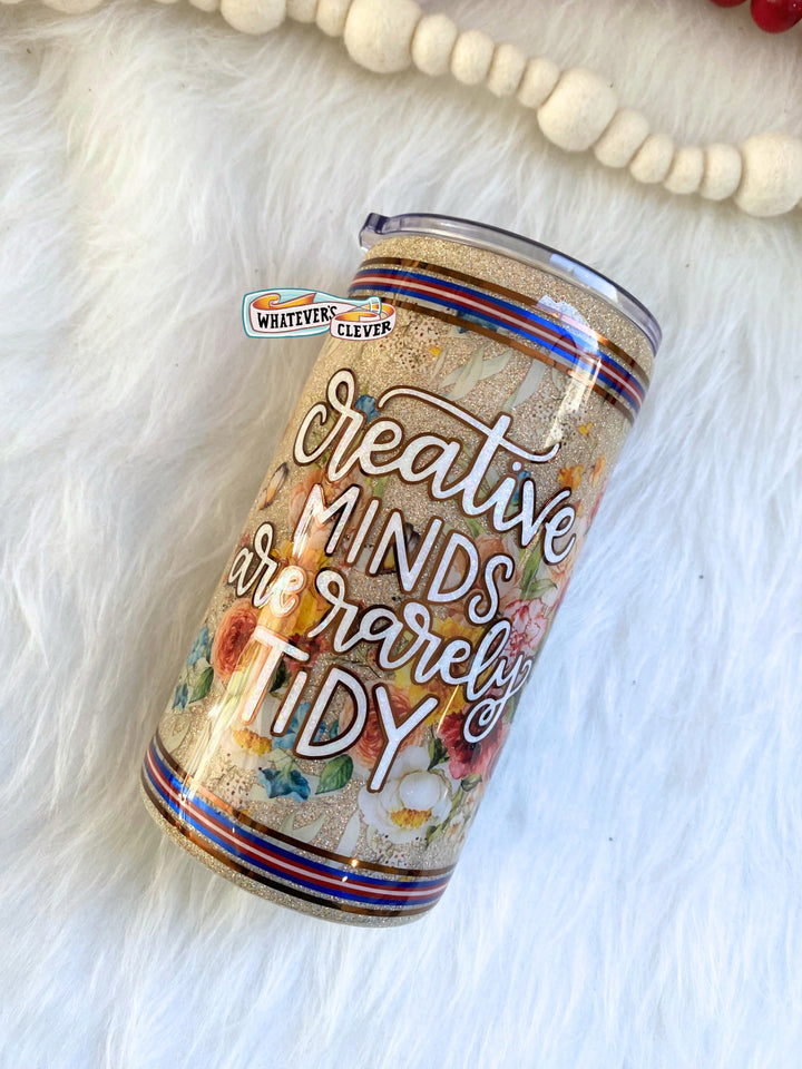 12oz Creative Minds Floral Tumbler