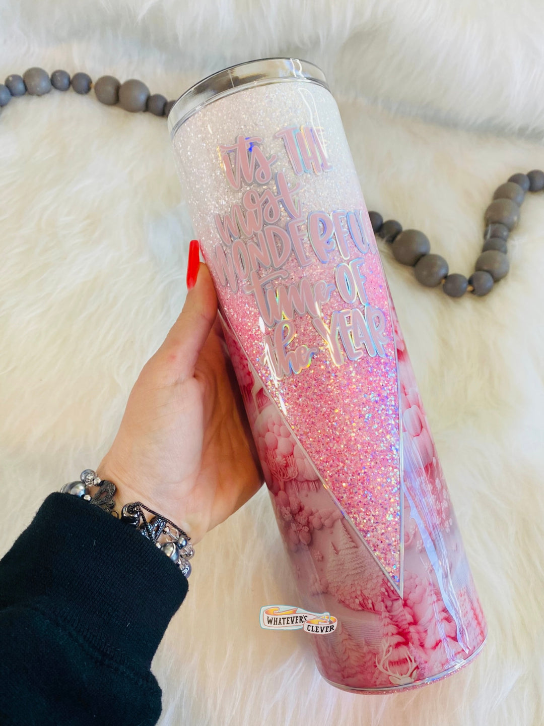 32oz Pastel Winter Wonderland Tumbler