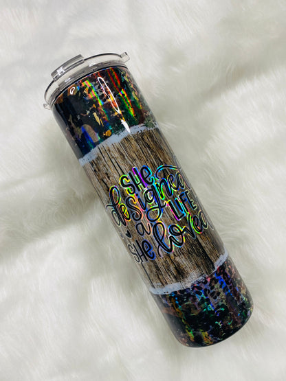 30oz Camo Girl Tumbler