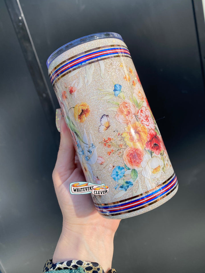 12oz Creative Minds Floral Tumbler