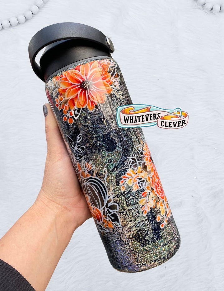 20oz Fall Floral Tumbler