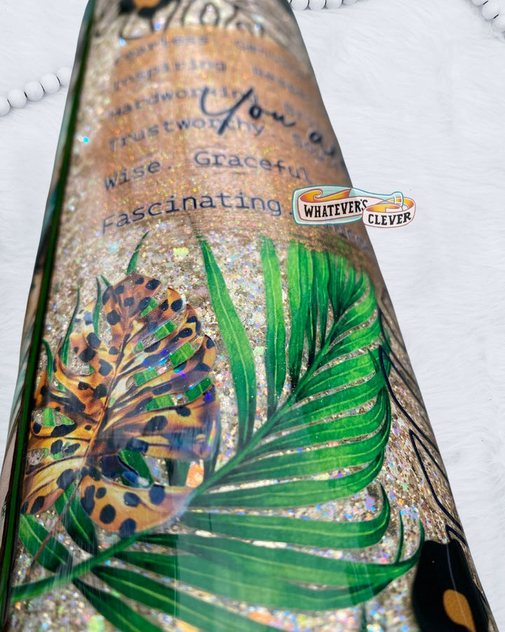 20oz Palm Collage Tumbler