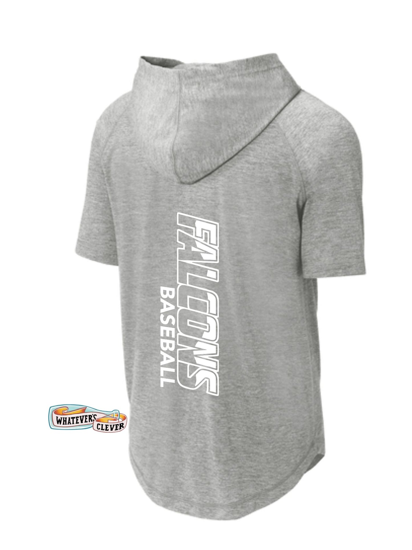 Falcons Baseball Plate Short Sleeve Hoodie