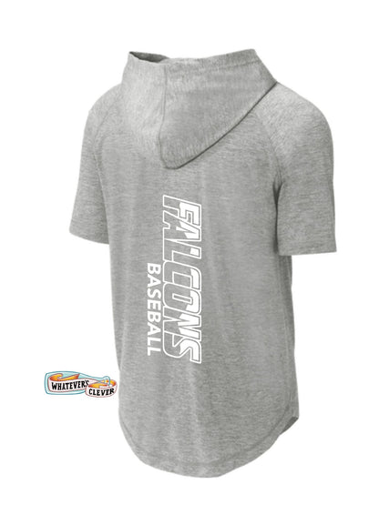 Falcons Baseball Plate Short Sleeve Hoodie