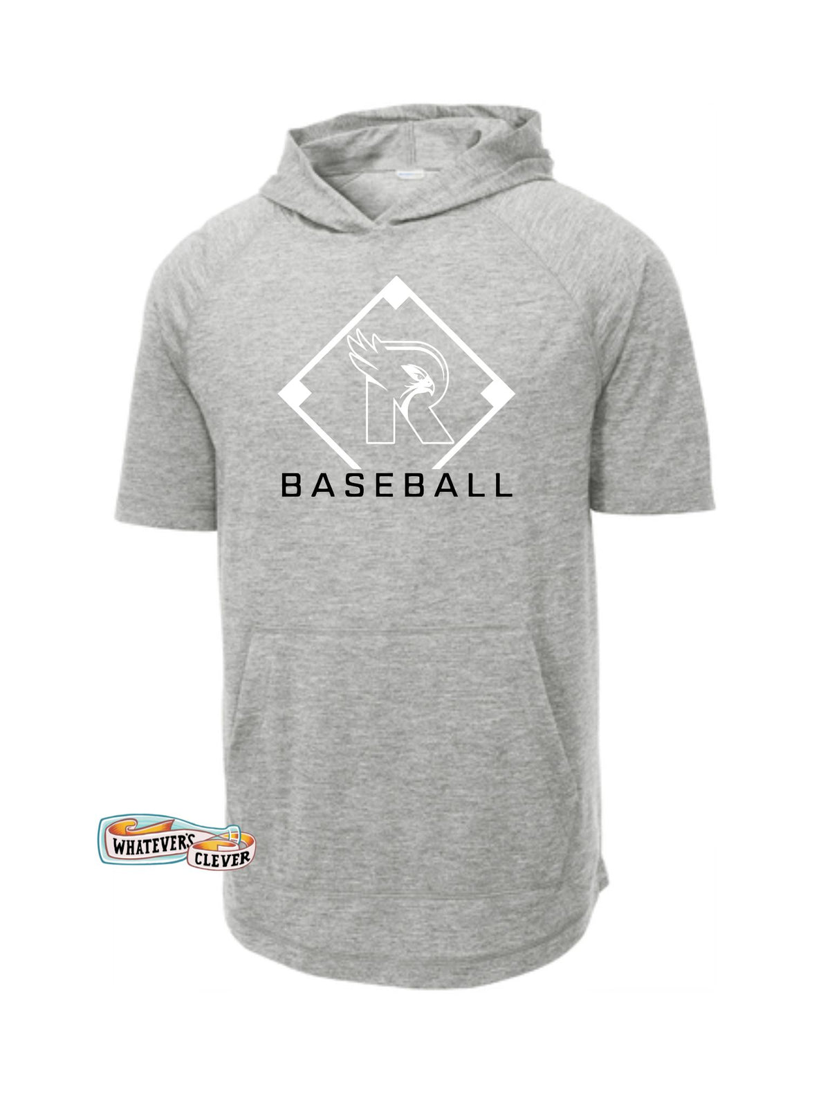 Falcons Baseball Plate Short Sleeve Hoodie