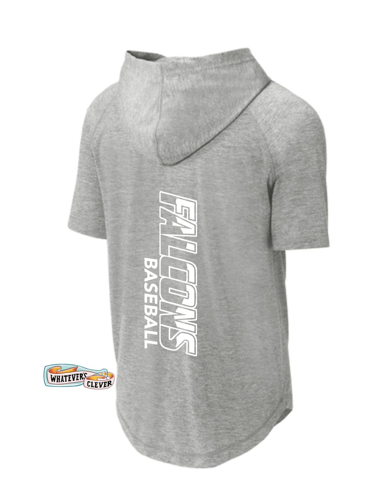 Falcons Baseball Short Sleeve Hoodie