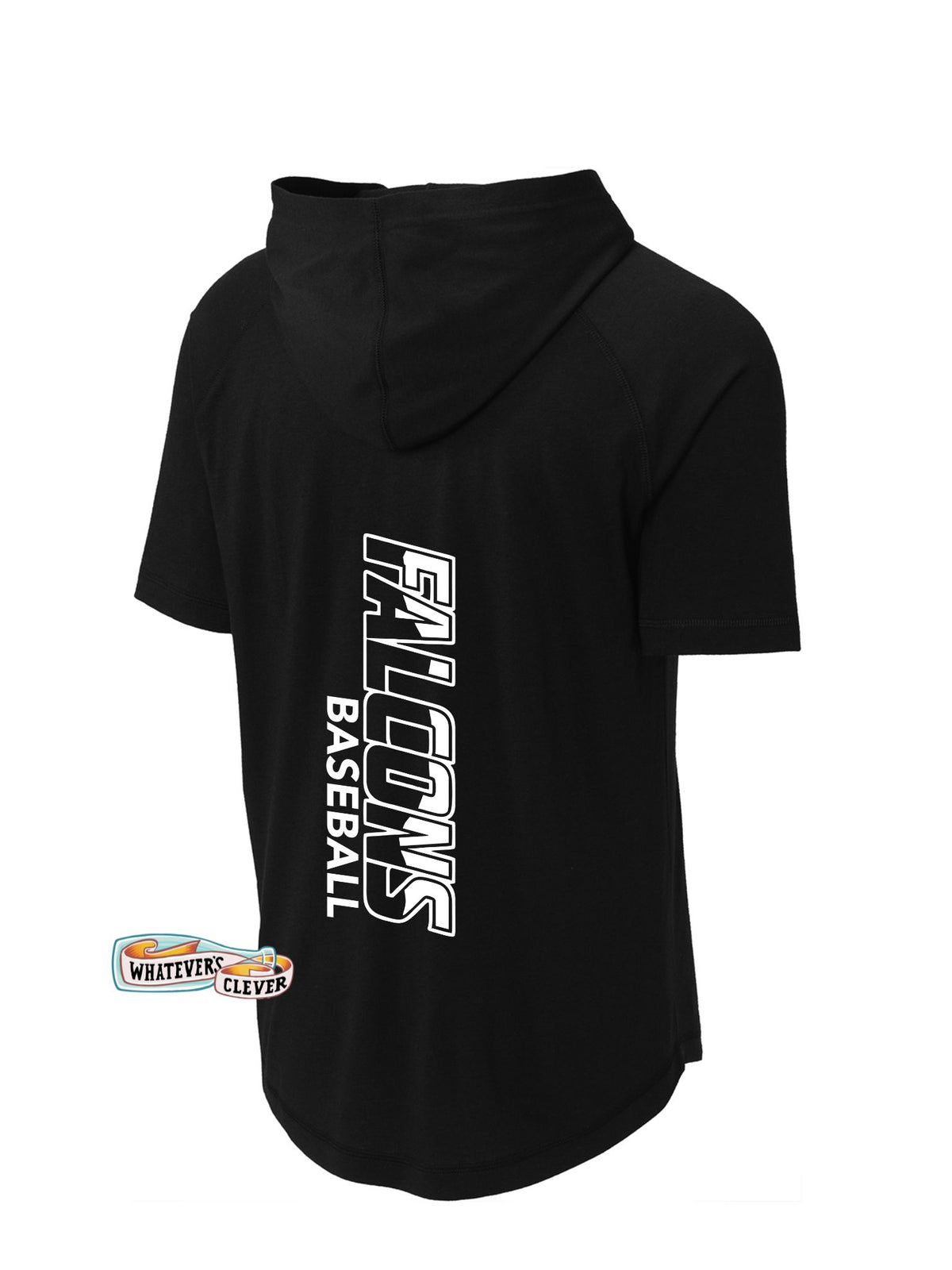 Falcons Baseball Plate Short Sleeve Hoodie