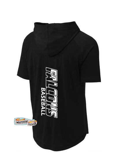 Falcons Baseball Short Sleeve Hoodie
