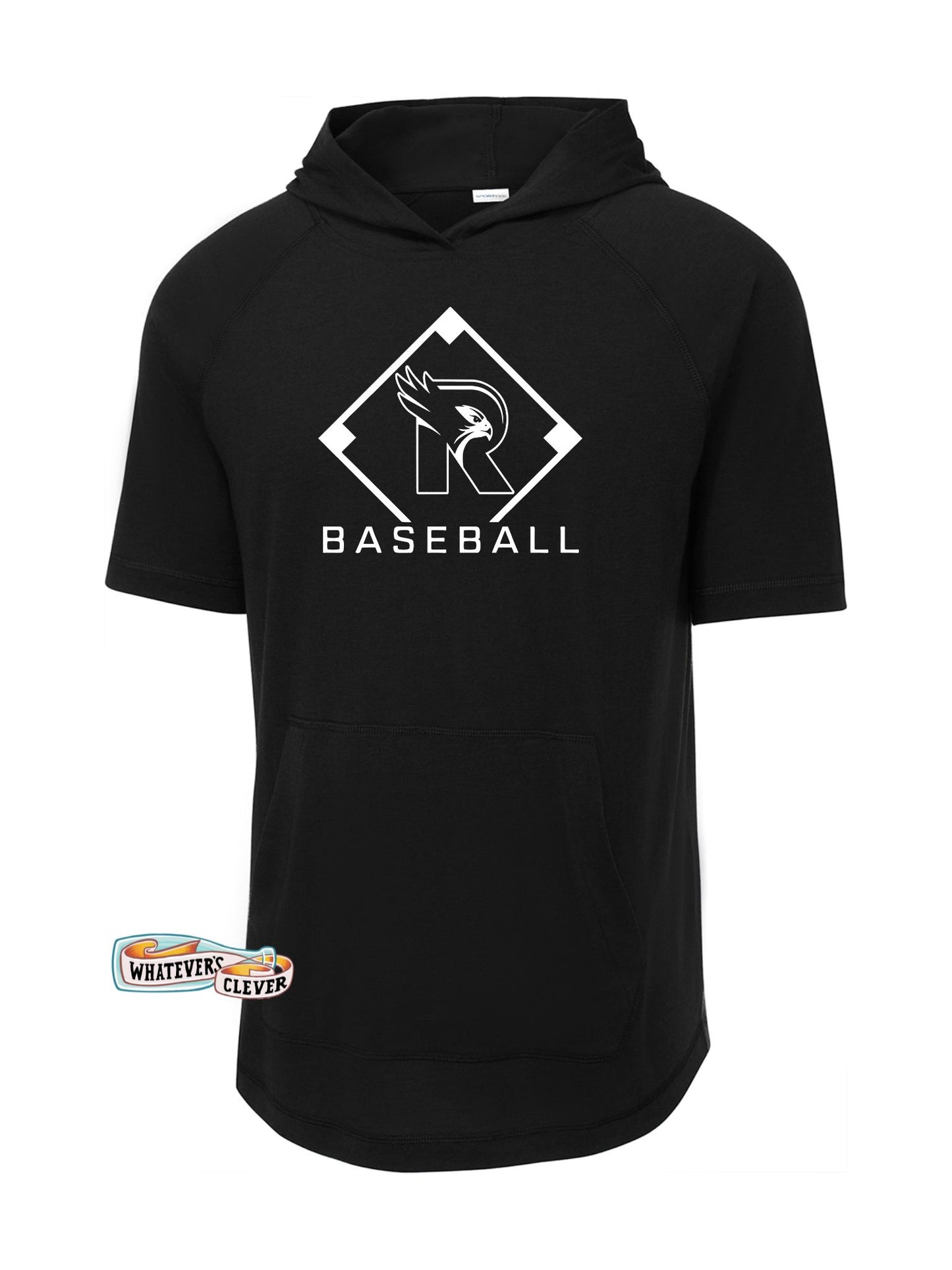 Falcons Baseball Plate Short Sleeve Hoodie