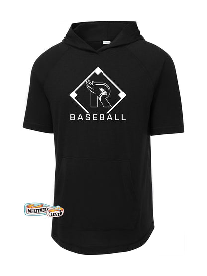 Falcons Baseball Plate Short Sleeve Hoodie