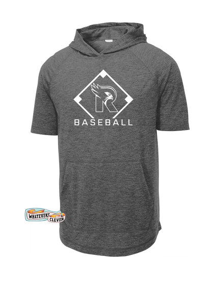 Falcons Baseball Plate Short Sleeve Hoodie