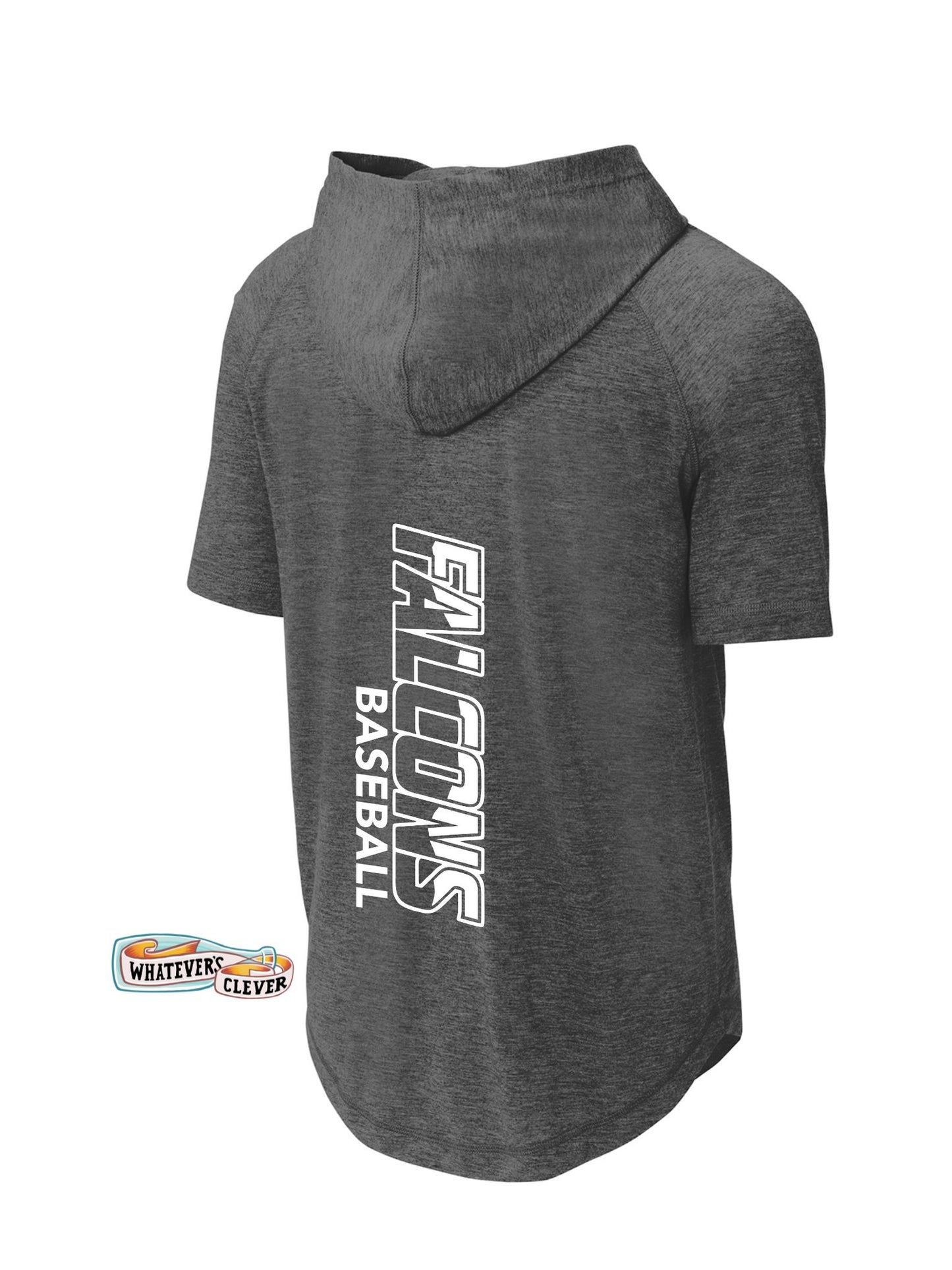 Falcons Baseball Plate Short Sleeve Hoodie