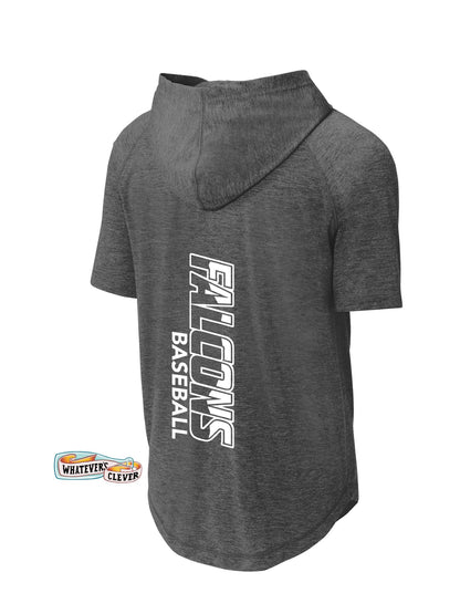 Falcons Baseball Short Sleeve Hoodie