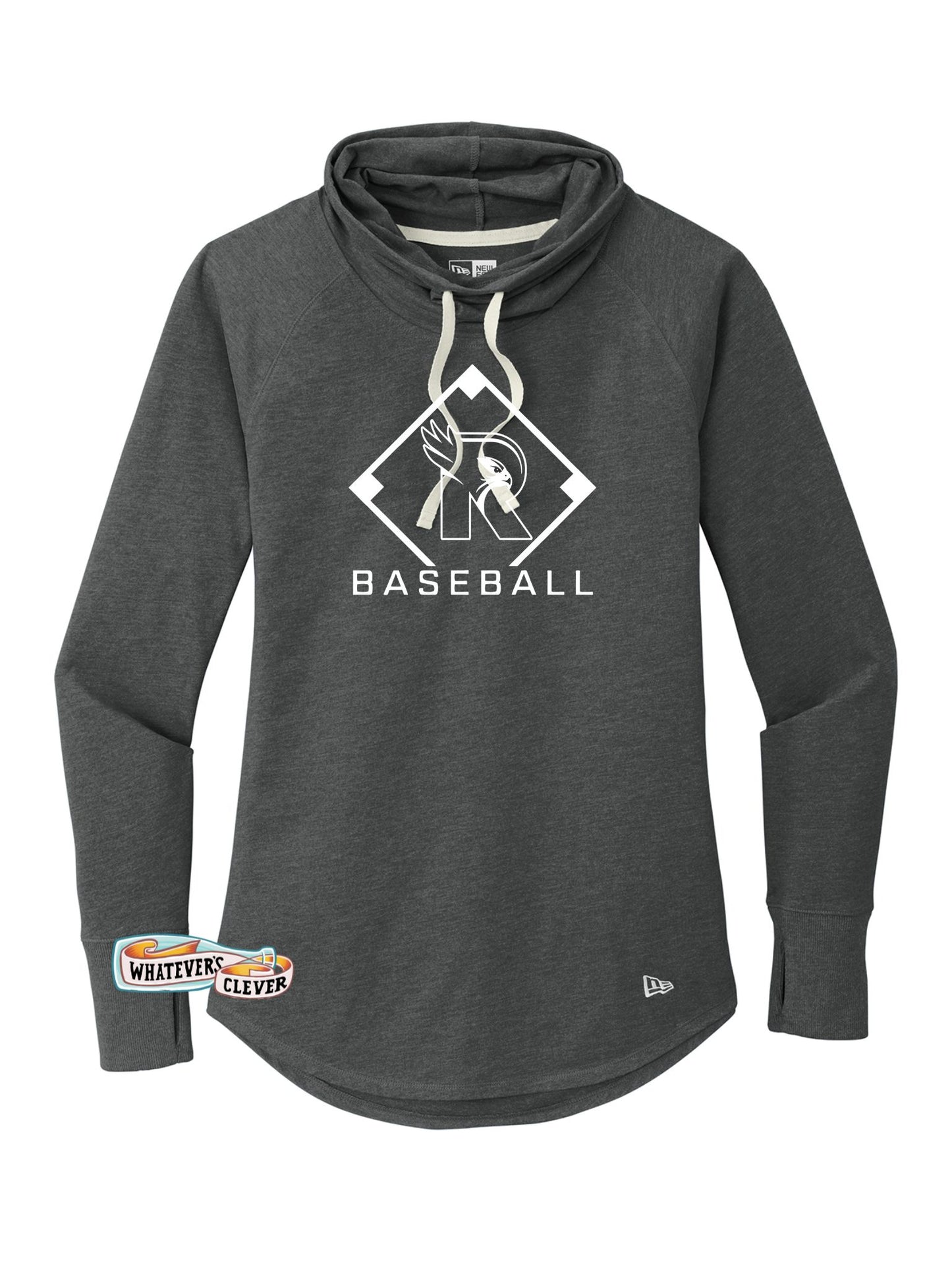 Ridgeline Baseball Plate Womens Cowl LS Tee