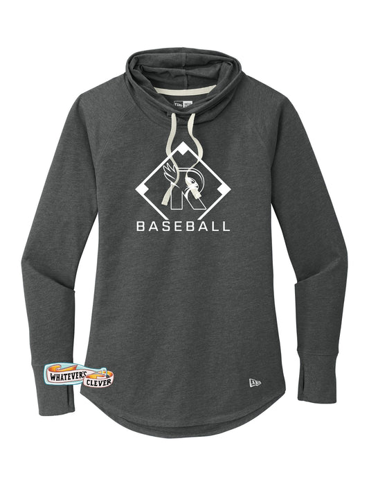Ridgeline Baseball Plate Womens Cowl LS Tee