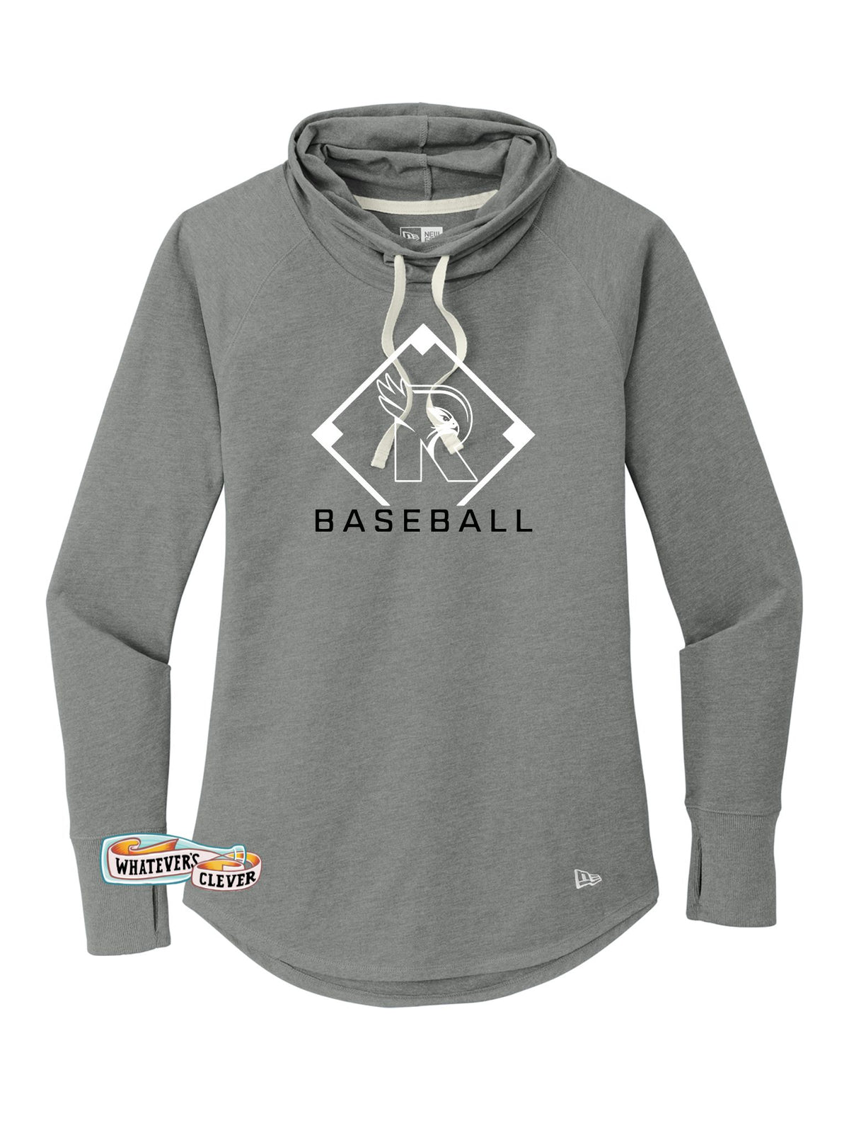 Ridgeline Baseball Plate Womens Cowl LS Tee