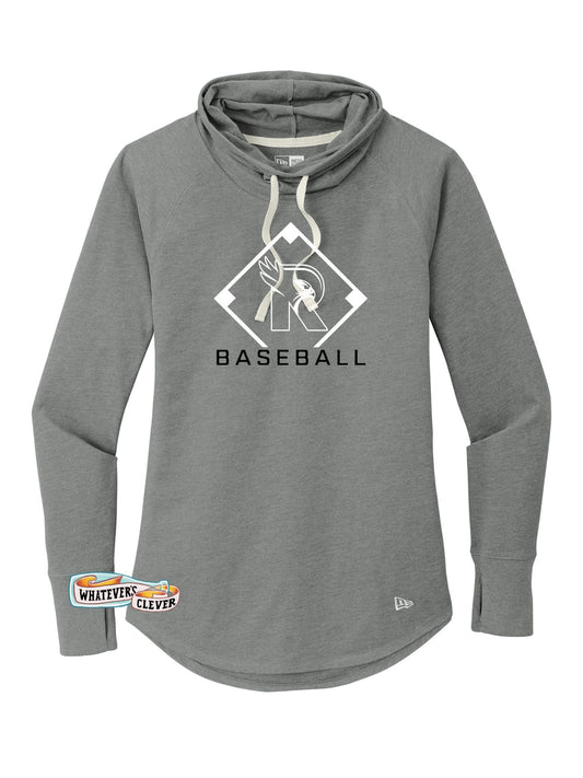 Ridgeline Baseball Plate Womens Cowl LS Tee