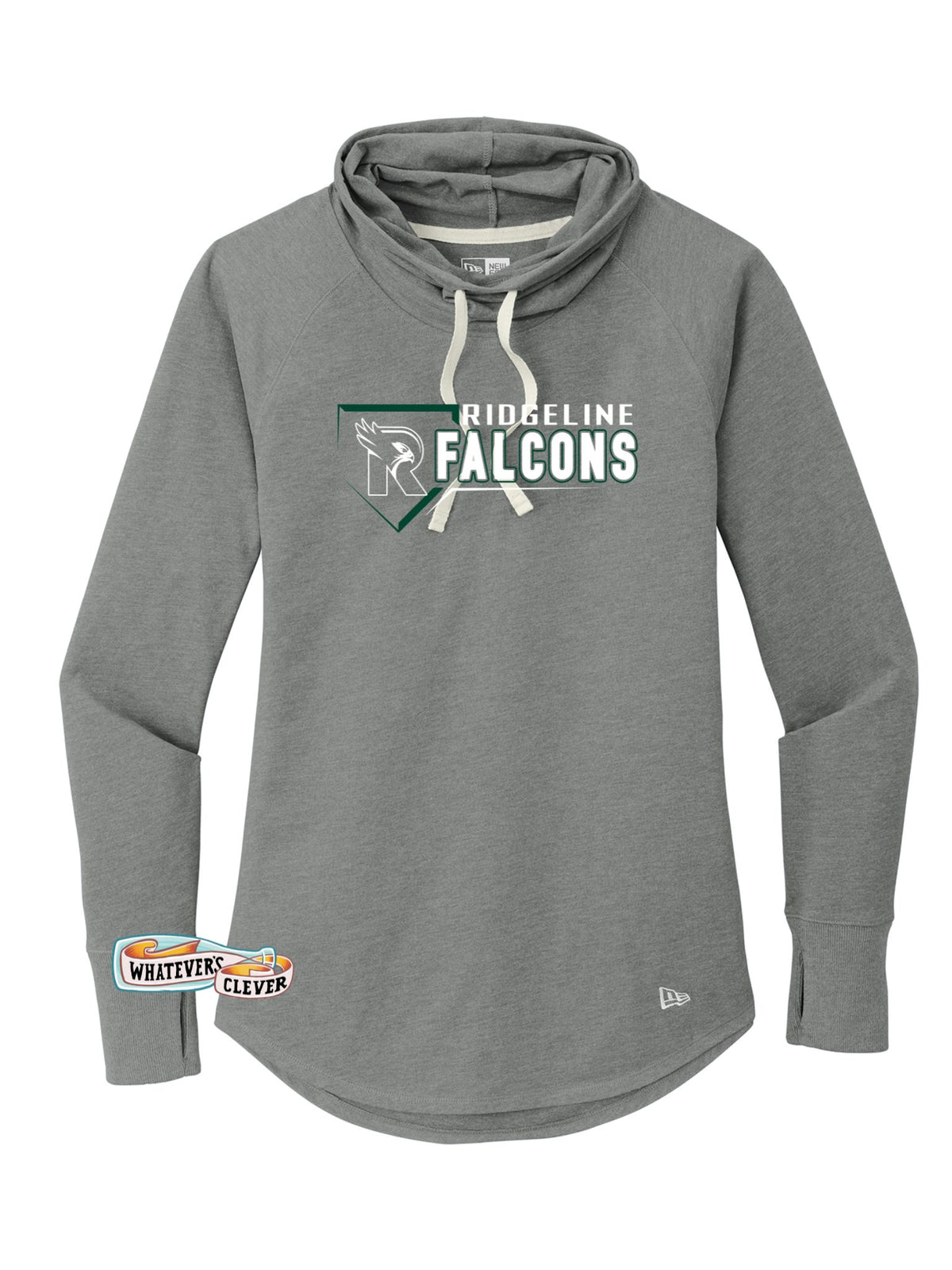 Ridgeline Baseball Womens Cowl LS Tee