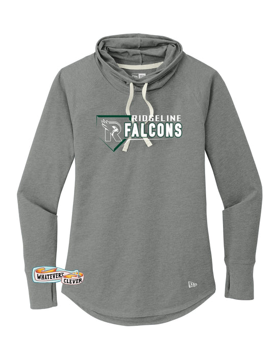 Ridgeline Baseball Womens Cowl LS Tee