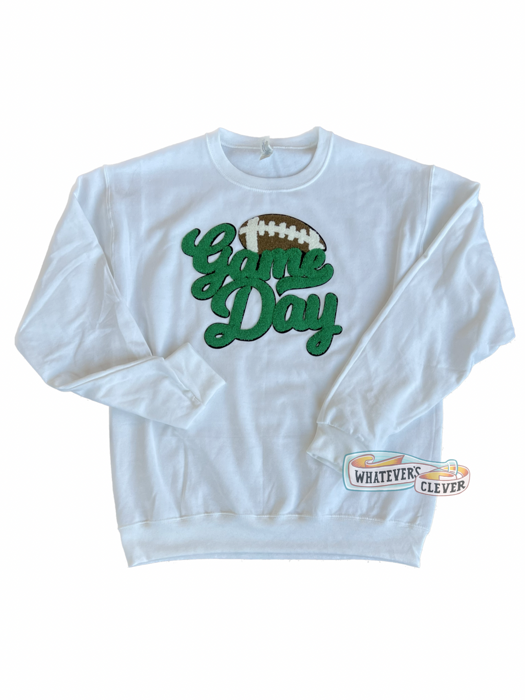 Gameday Crewneck with Chenille Letters