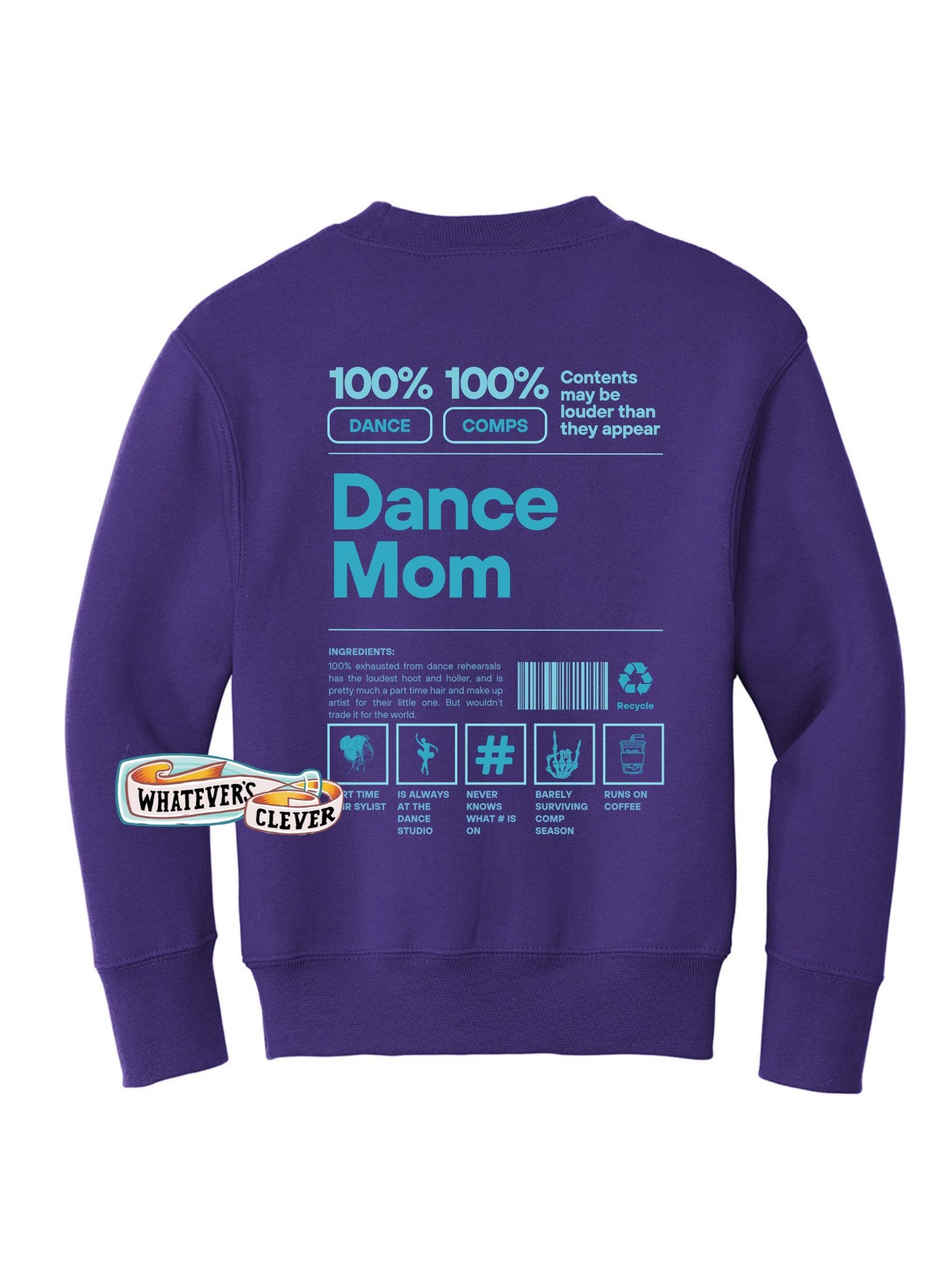 Dance Mom Barcode Crewneck