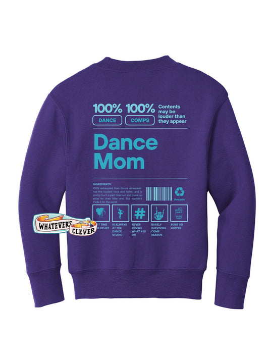 Dance Mom Barcode Crewneck