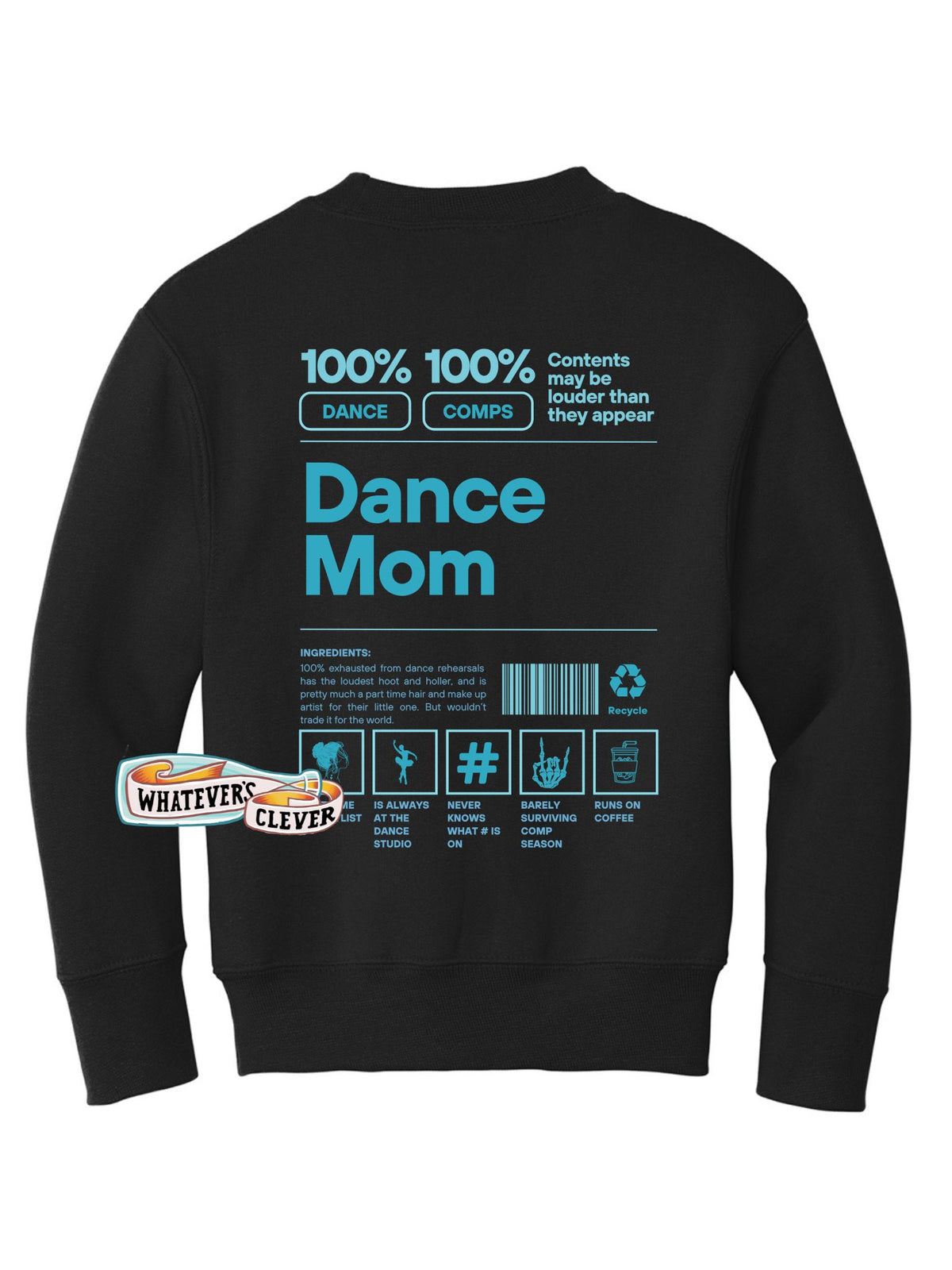 Dance Mom Barcode Crewneck