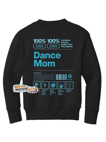 Dance Mom Barcode Crewneck