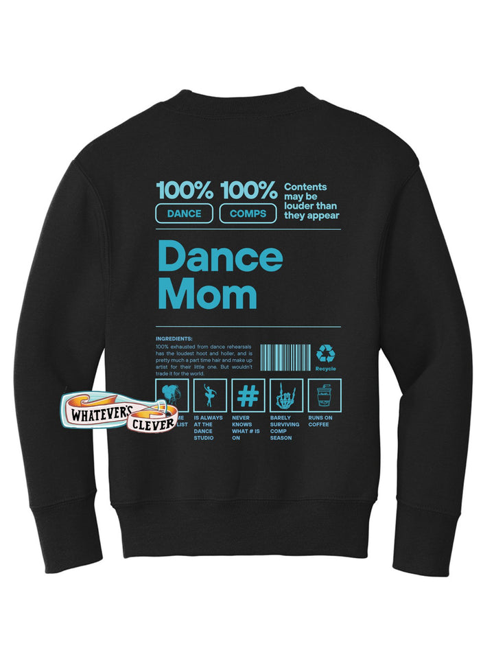 Dance Mom Barcode Crewneck