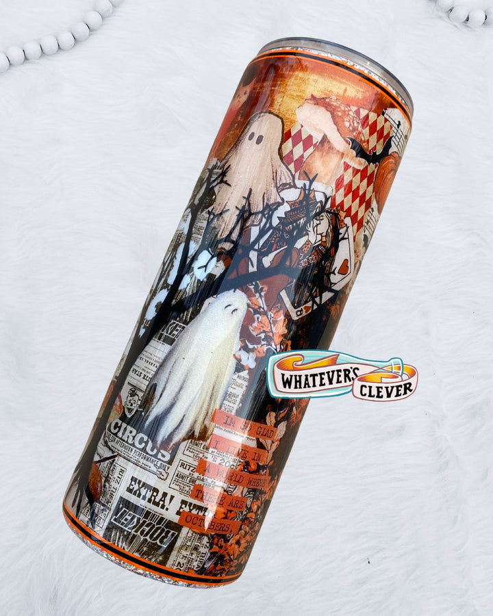 20oz Halloween Collage Tumbler