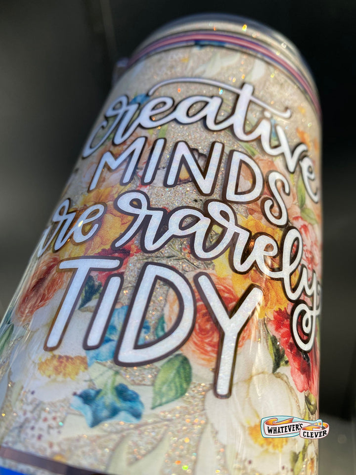 12oz Creative Minds Floral Tumbler